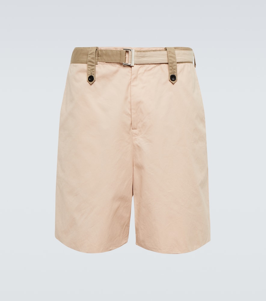 Sacai Cotton chino shorts