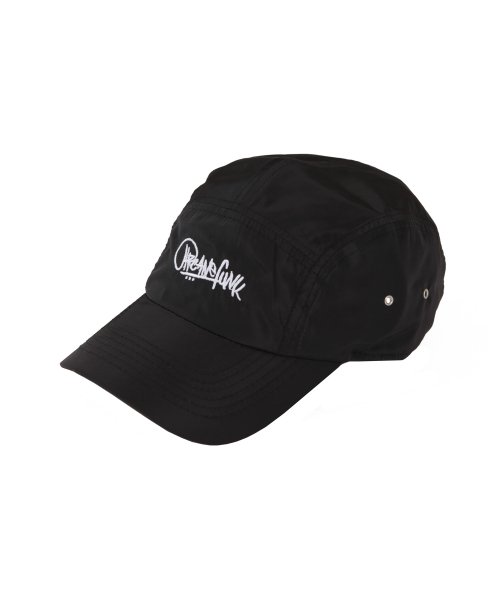 Black logo camp cap