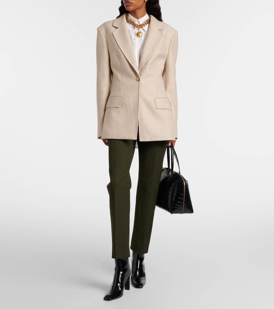 New Coleman gabardine straight pants