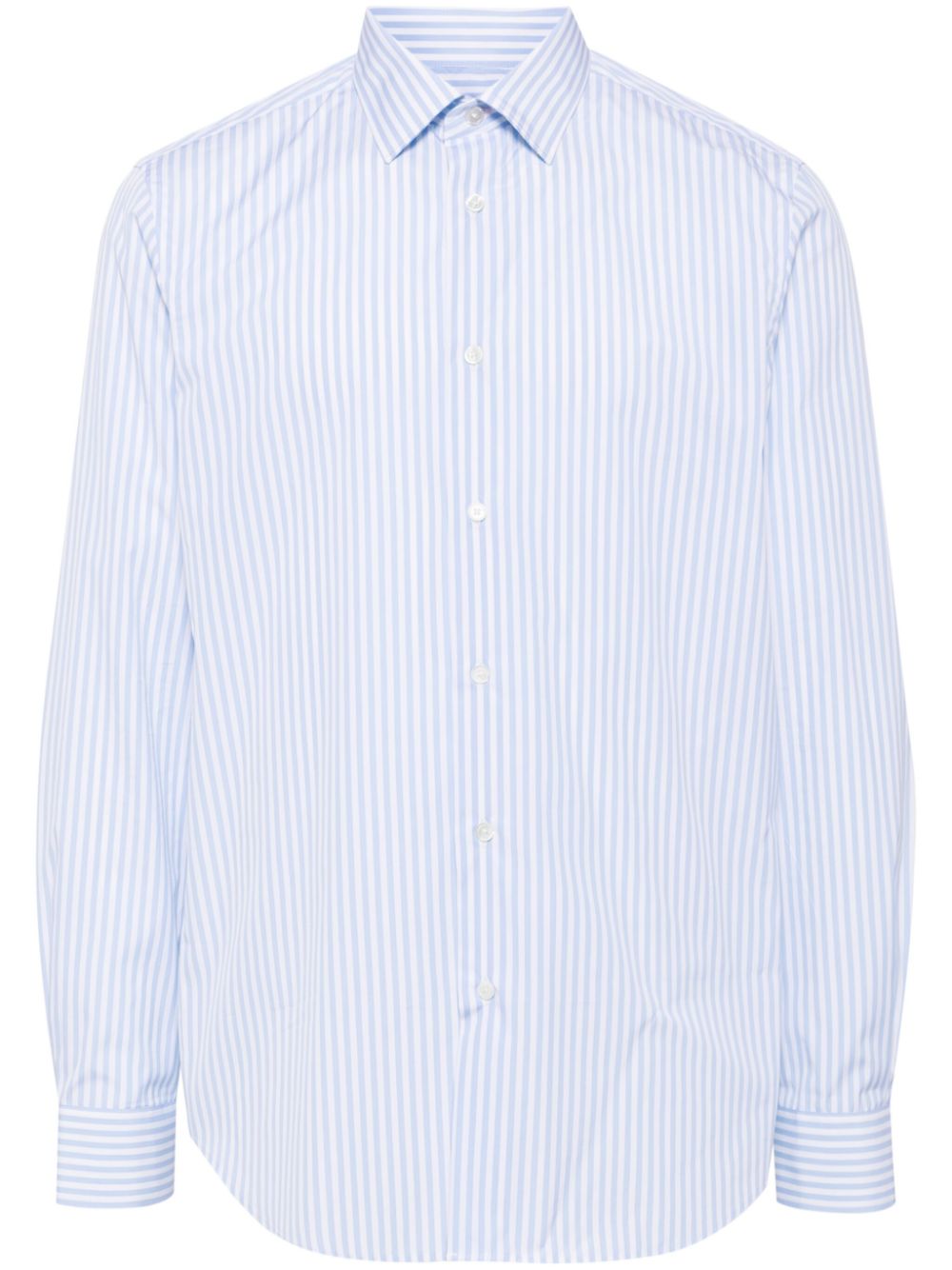 Tailored-fit stripe shirt - Blue