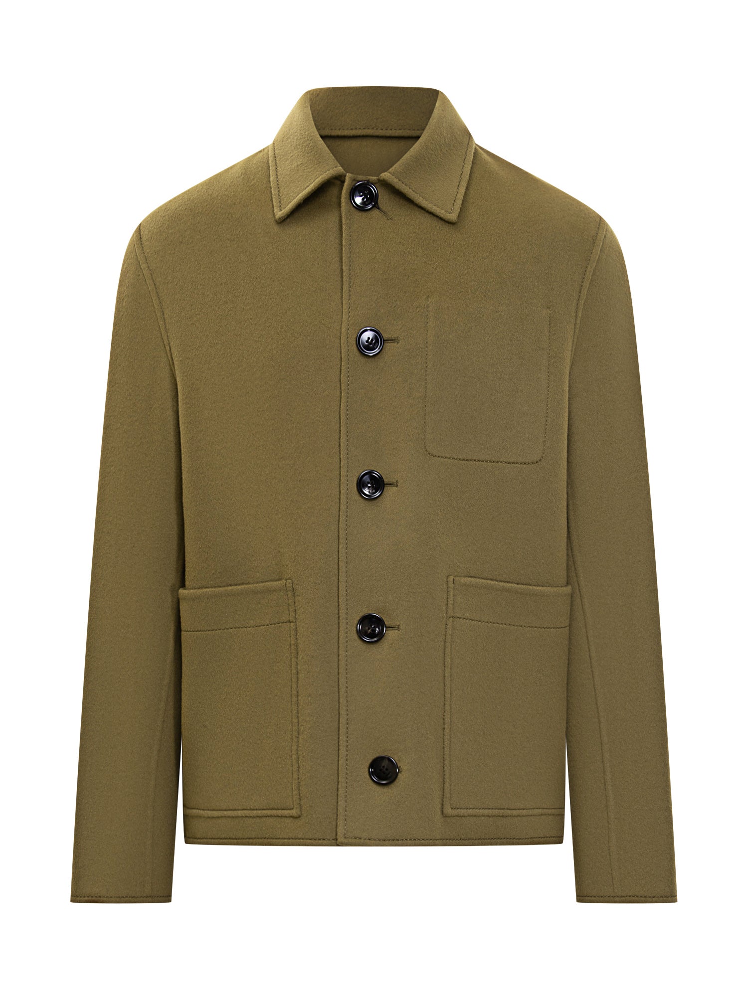 Elegant Wool Cashmere Blend Jacket