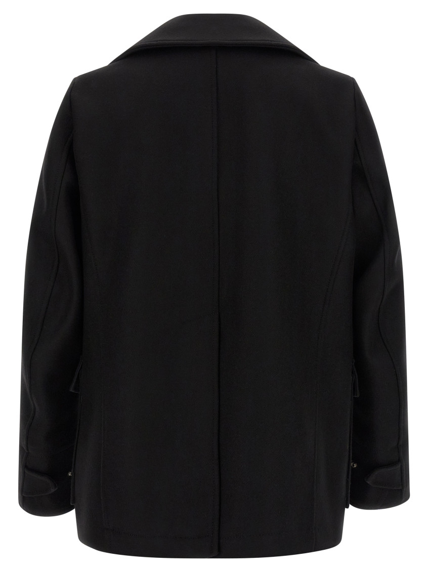 Black Double Breasted Coat