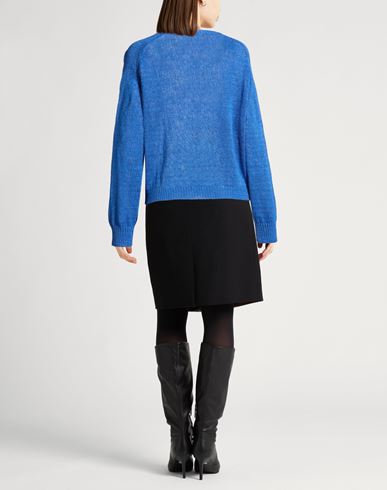 Collezione N_01 Woman Cardigan Blue Size S Linen