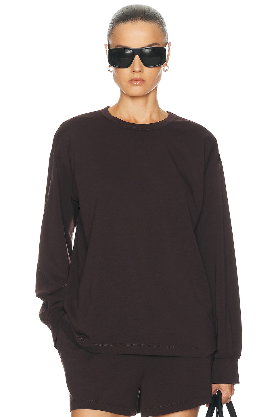 SRG Kyro Top in Wood - Chocolate. M also in L, S, XL