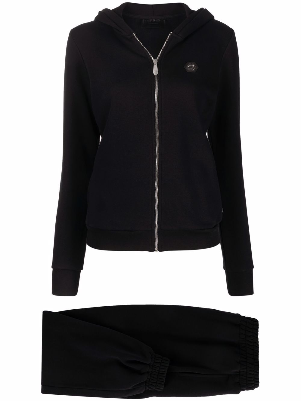Sequin embellished skull tracksuit set