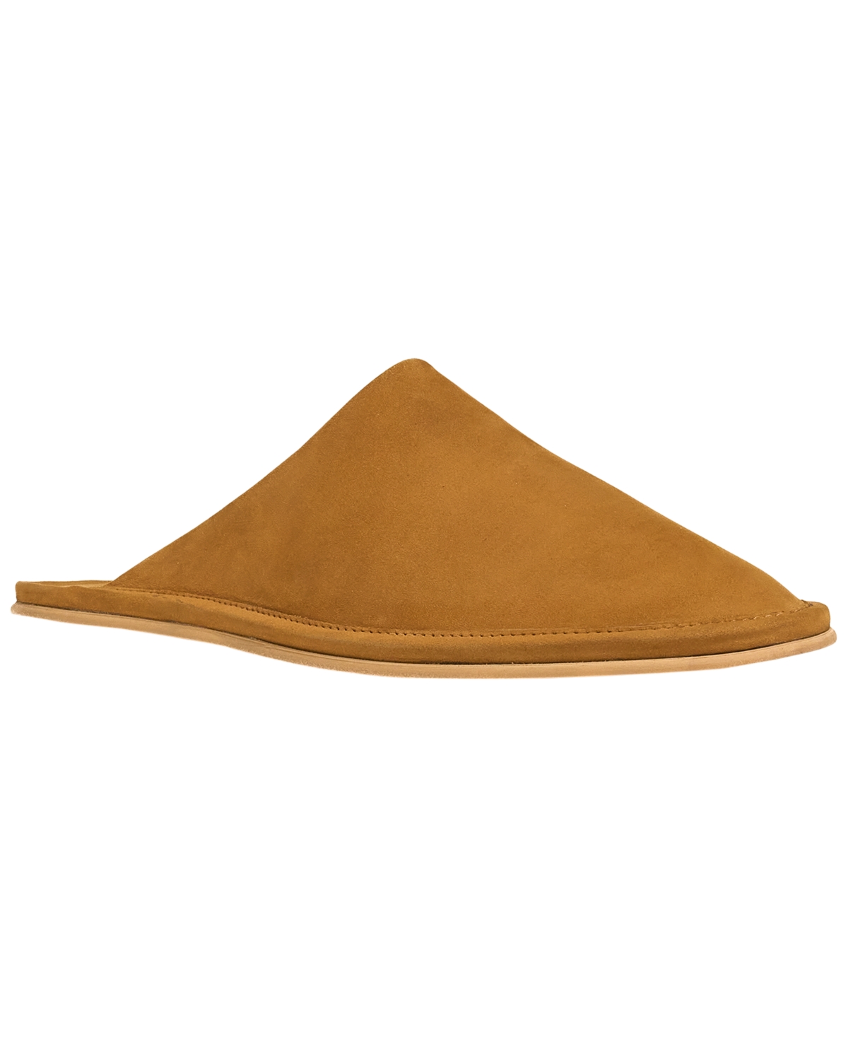 Men's Palermo Nubuck Leather Slippers - Harvest Dune Buckwheat Nubuck