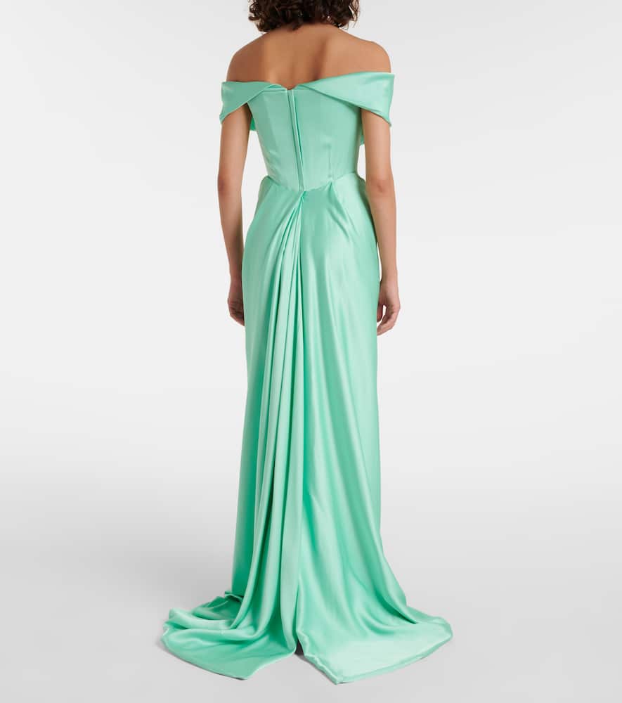 Nova Cocotte satin corset gown