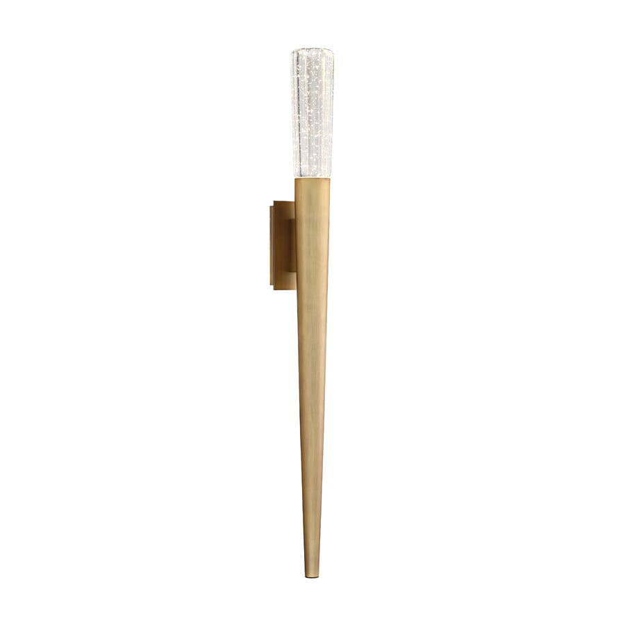 Modern Forms Scepter 30" Wall Sconce in Aged Bra