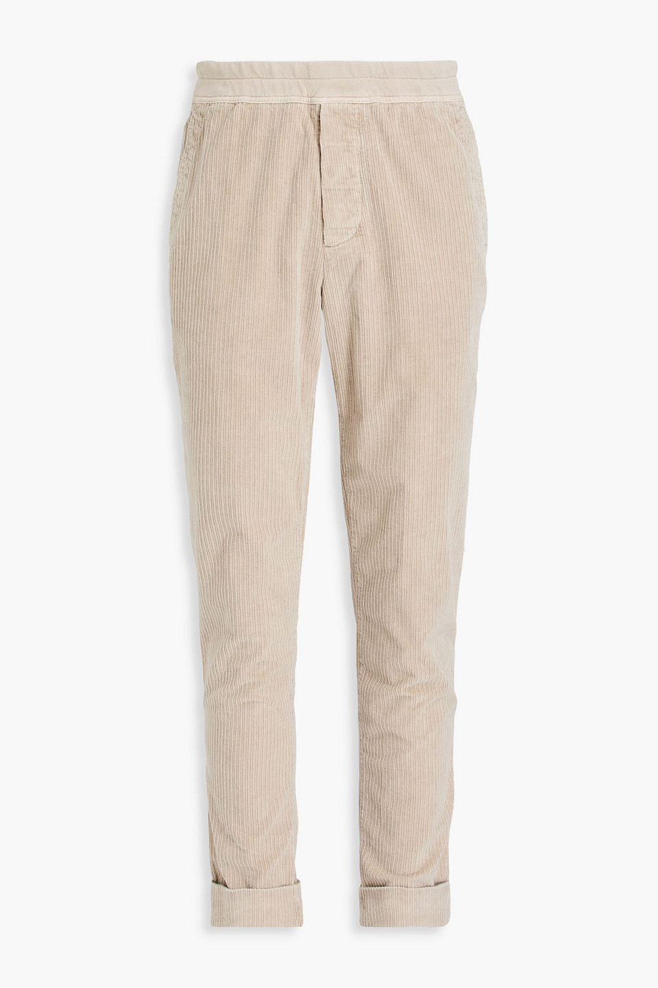 Cotton-blend corduroy pants - Neutral - 0