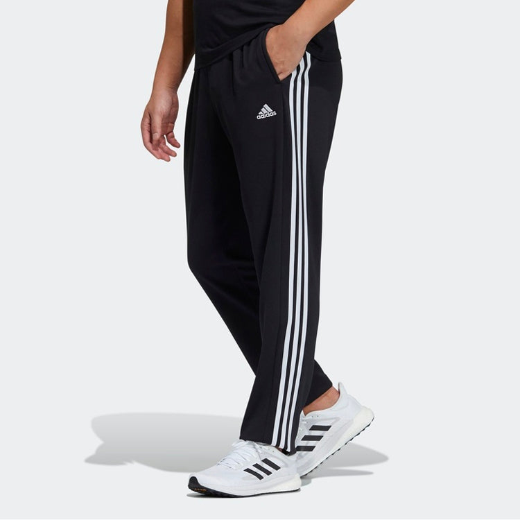 M Mh 3st Wu Pnt Side Stripe Logo Casual Sports Long Pants Black