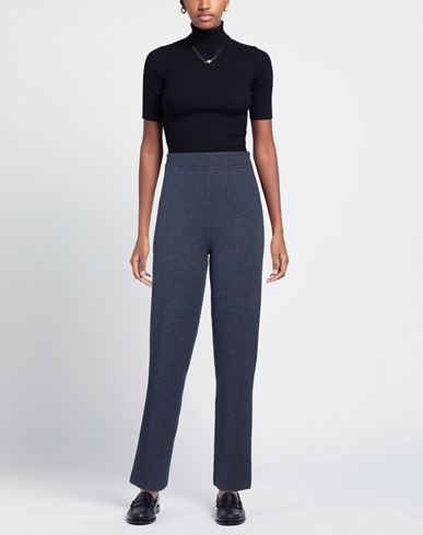 B. a. Printed Artworks Woman Pants Navy Size M Cashmere
