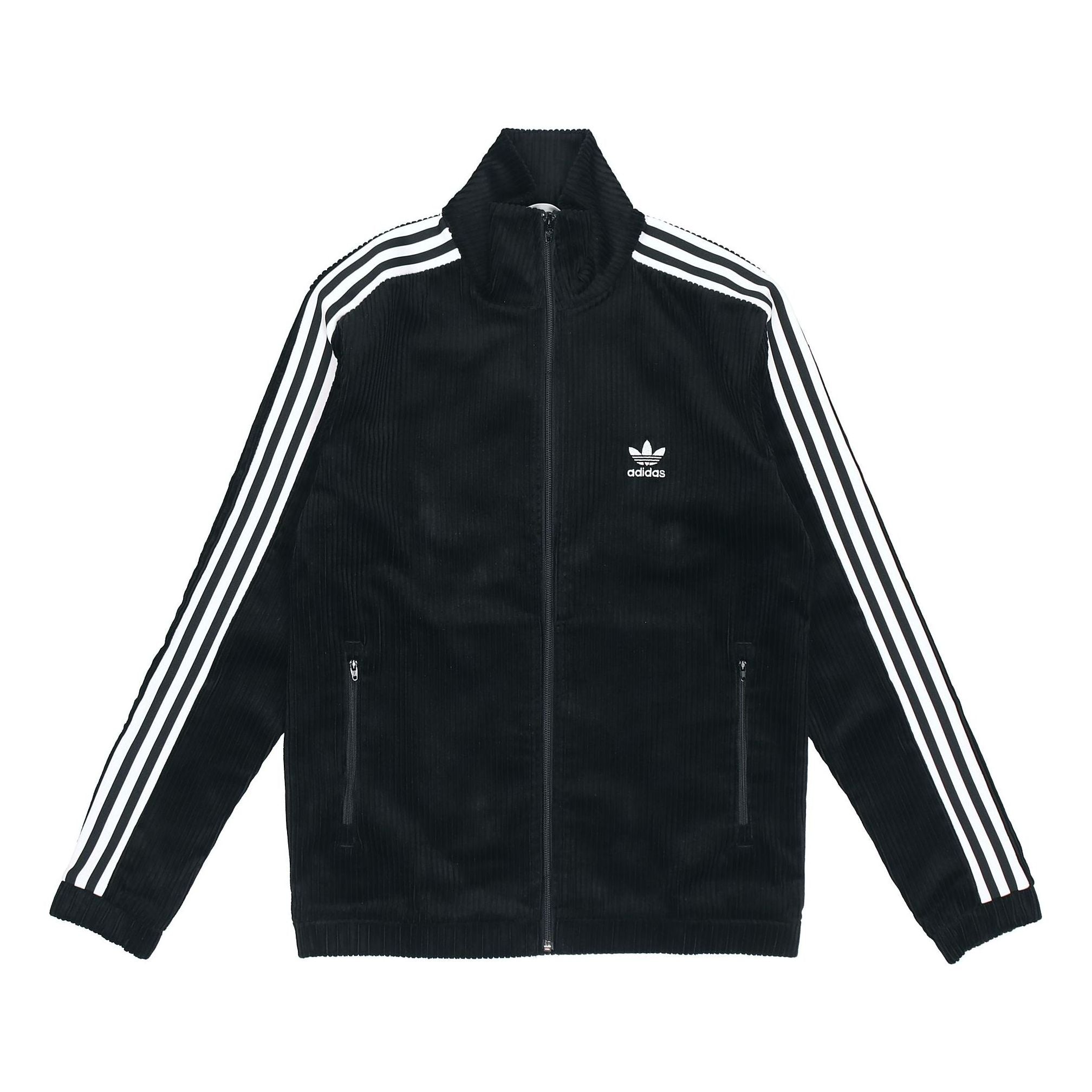 Originals Cord corduroy Zipper Jacket Black