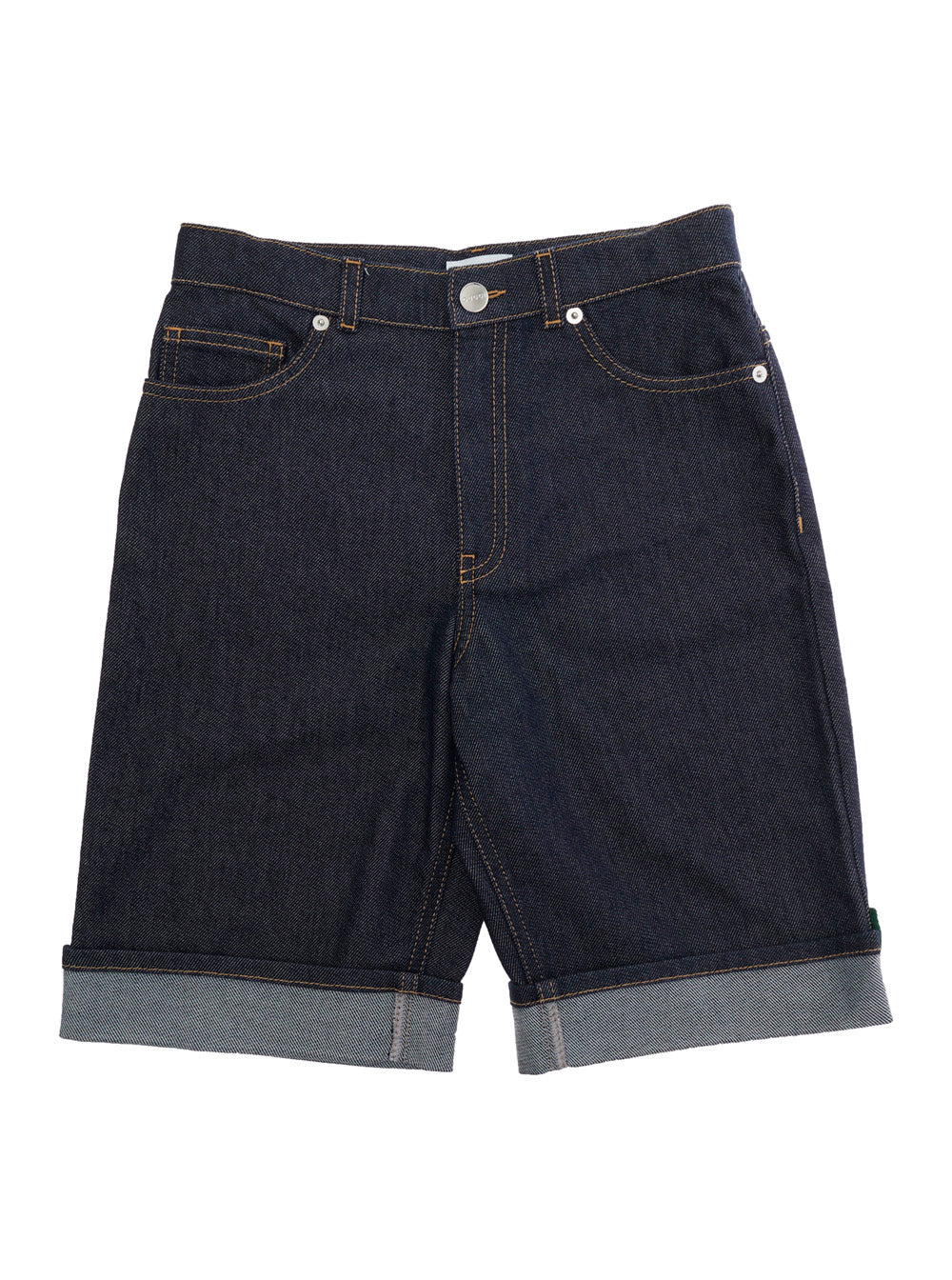 Logo Cotton Bermudas — Navy