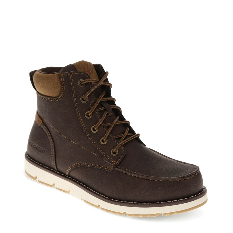 Men's Davis Rugged Casual Chukka Boots (Dark Brown)