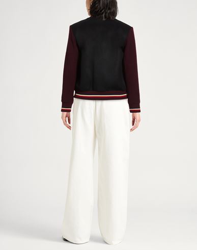 Maison Kitsuné Woman Jacket Black Size S Wool, Polyamide