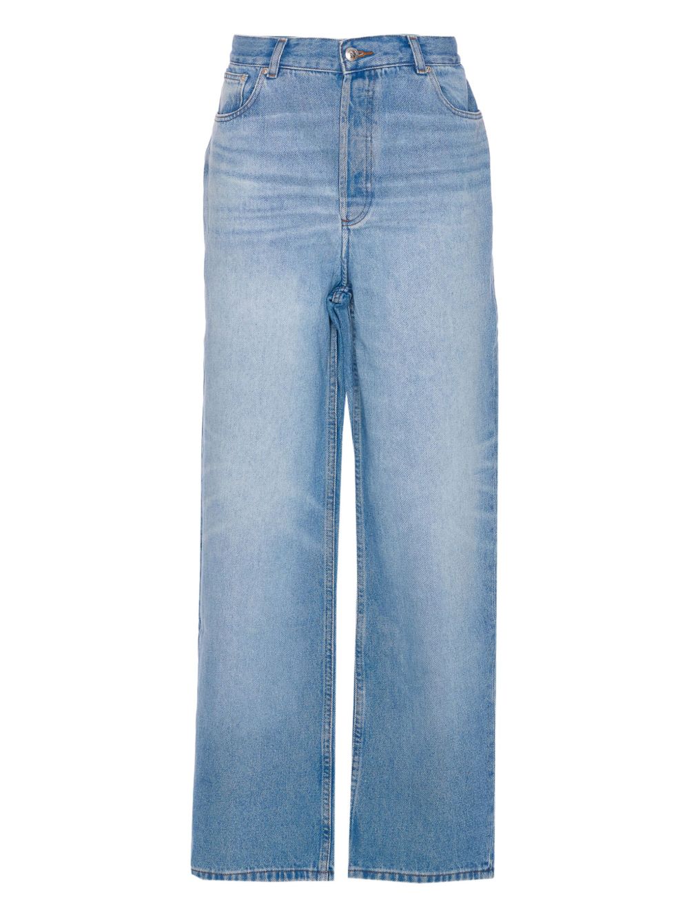 Five-pocket cotton jeans - Blue