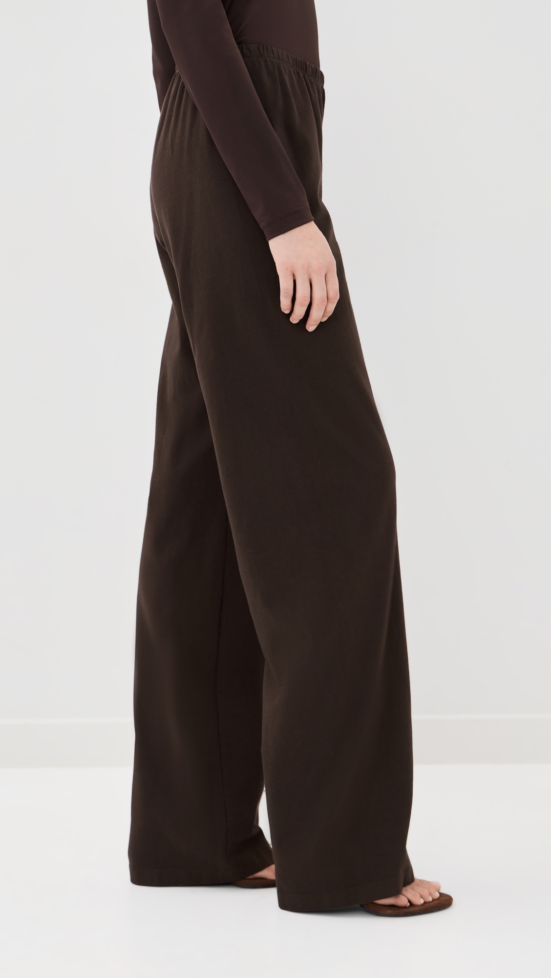 Wide Leg Easy Pants Americano