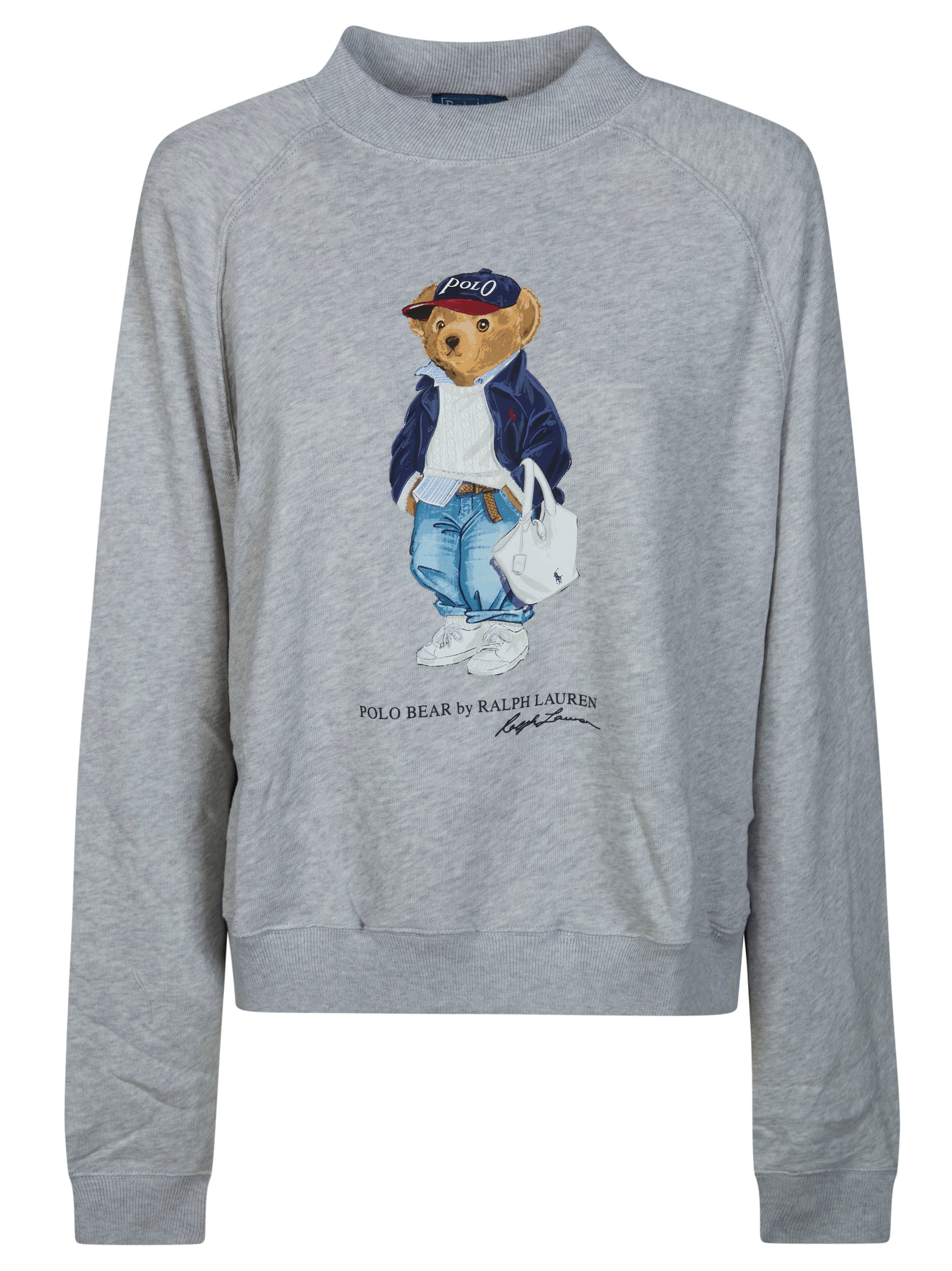 Cozy Women's Sweatshirt with Front Bear Print