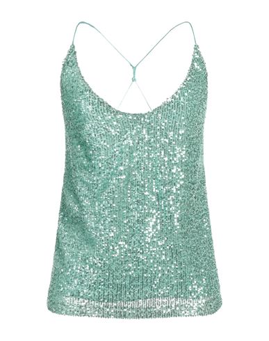 The Nina Studio Woman Top Light green Size 8 Polyester