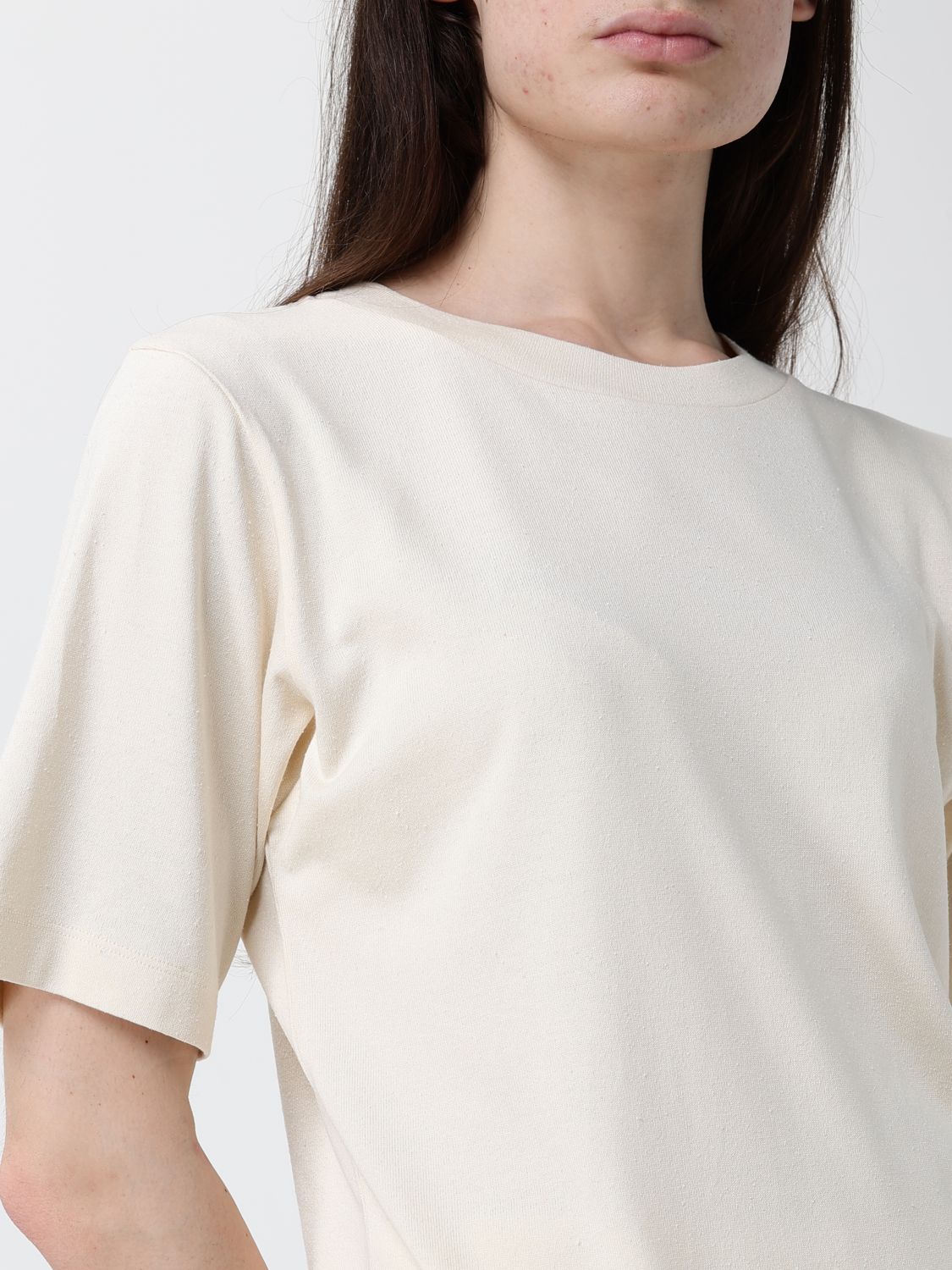 T-Shirt Woman color Yellow Cream