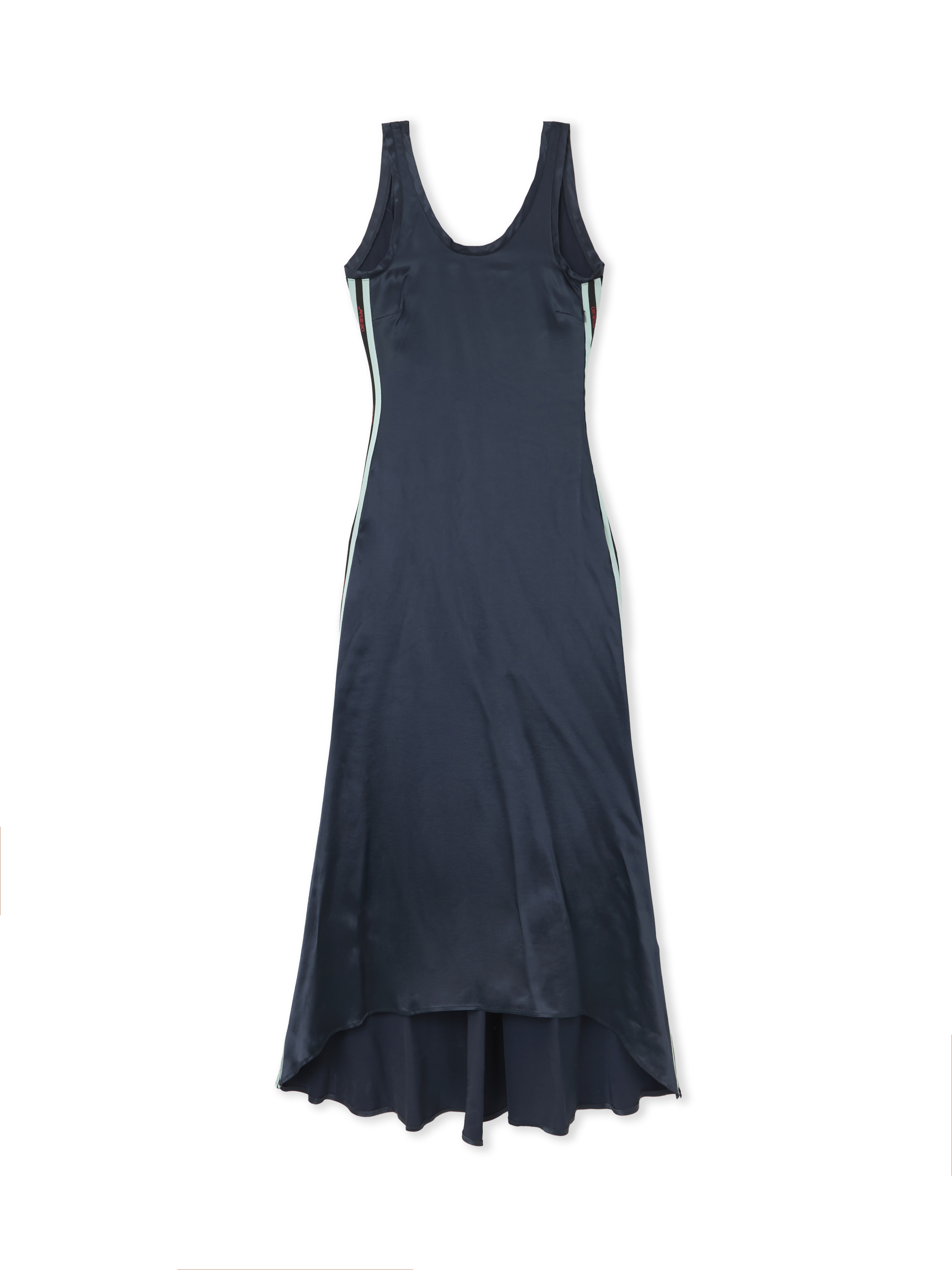Satin Backless Midi Dress - Female Dresses Night Sky