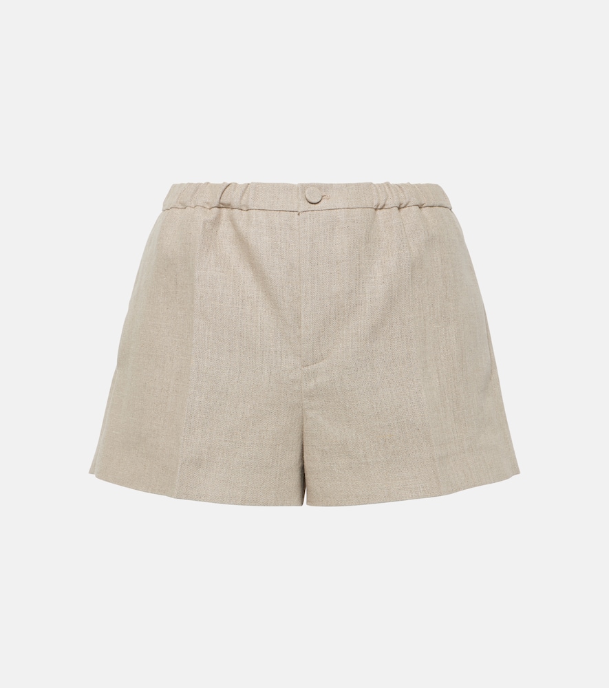 Linen canvas shorts