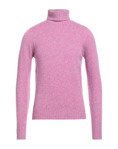Man Turtleneck Mauve Size 38 Lambswool