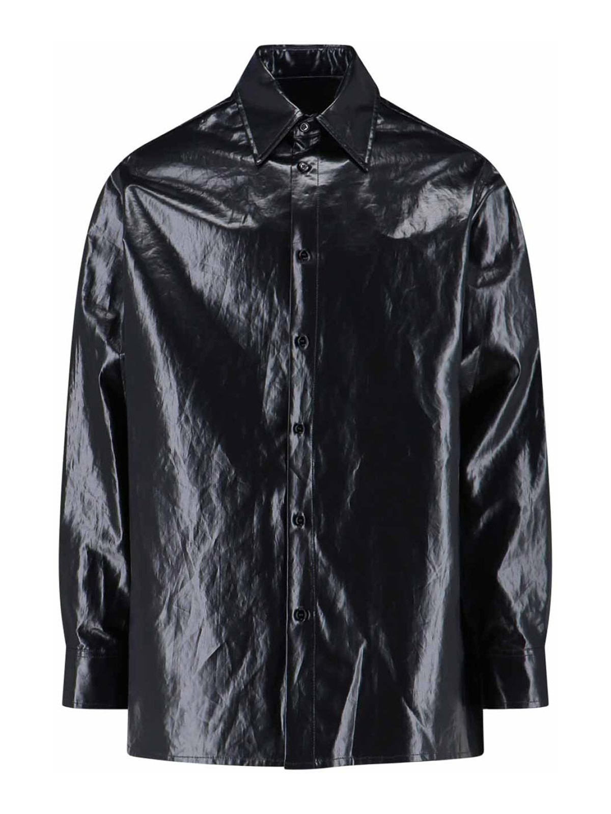 Coated Linen Shirt