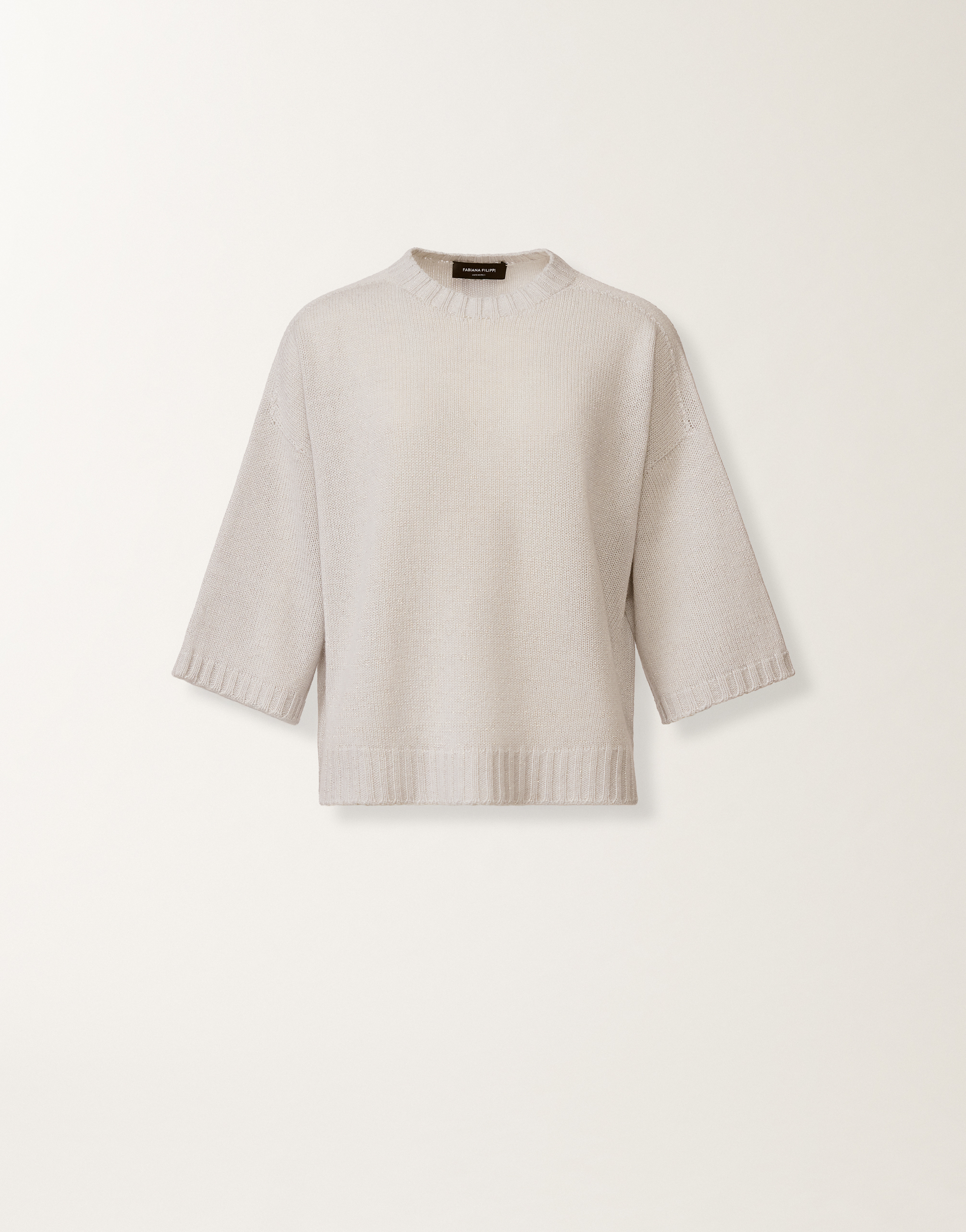 Platinum T-shirt with lurex, rain
