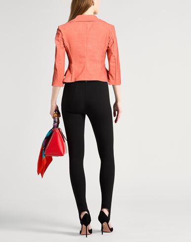 Woman Blazer Orange Size 10 Polyamide, Elastane