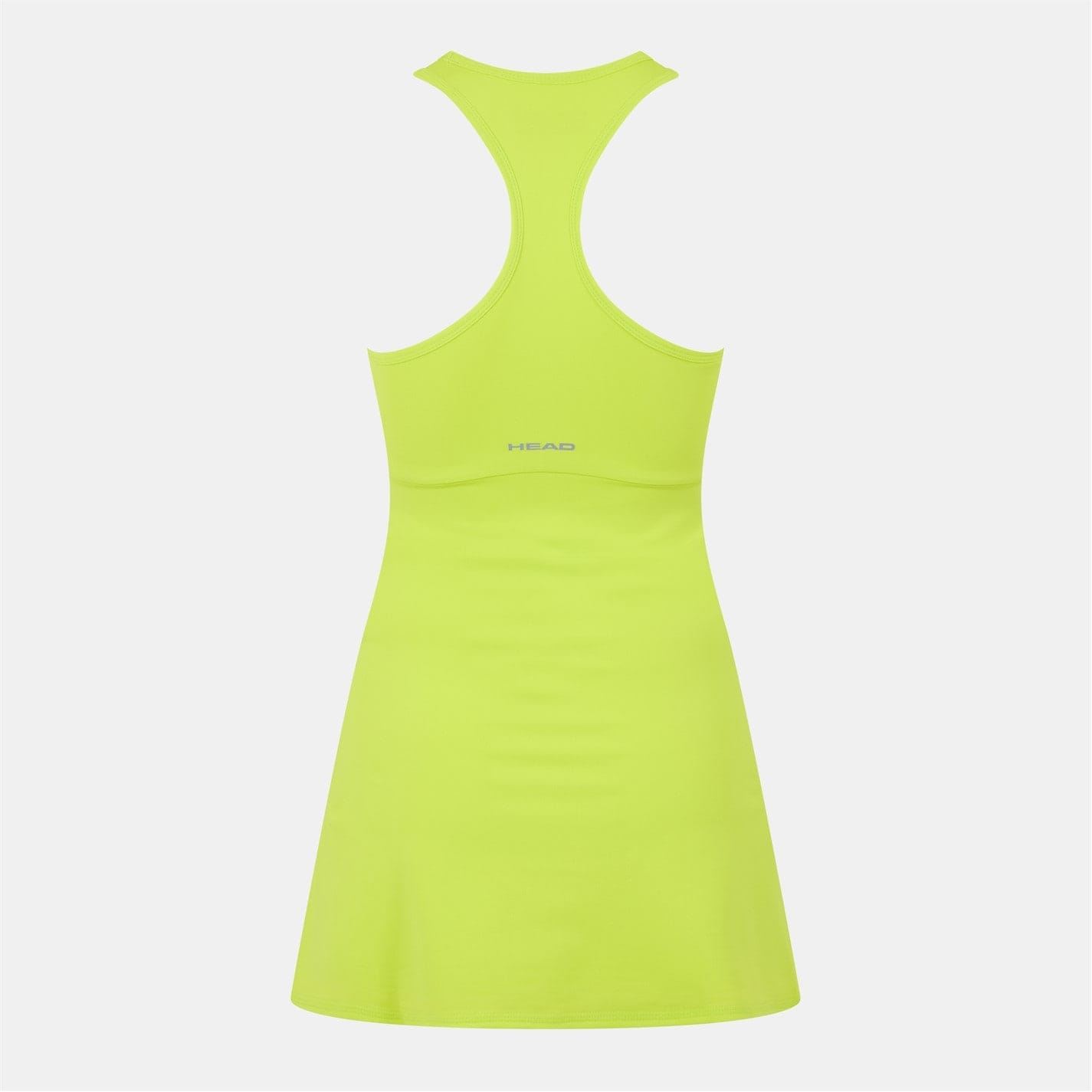 Head Womens Eos Scoop Neck Mini Tank Dress in Green