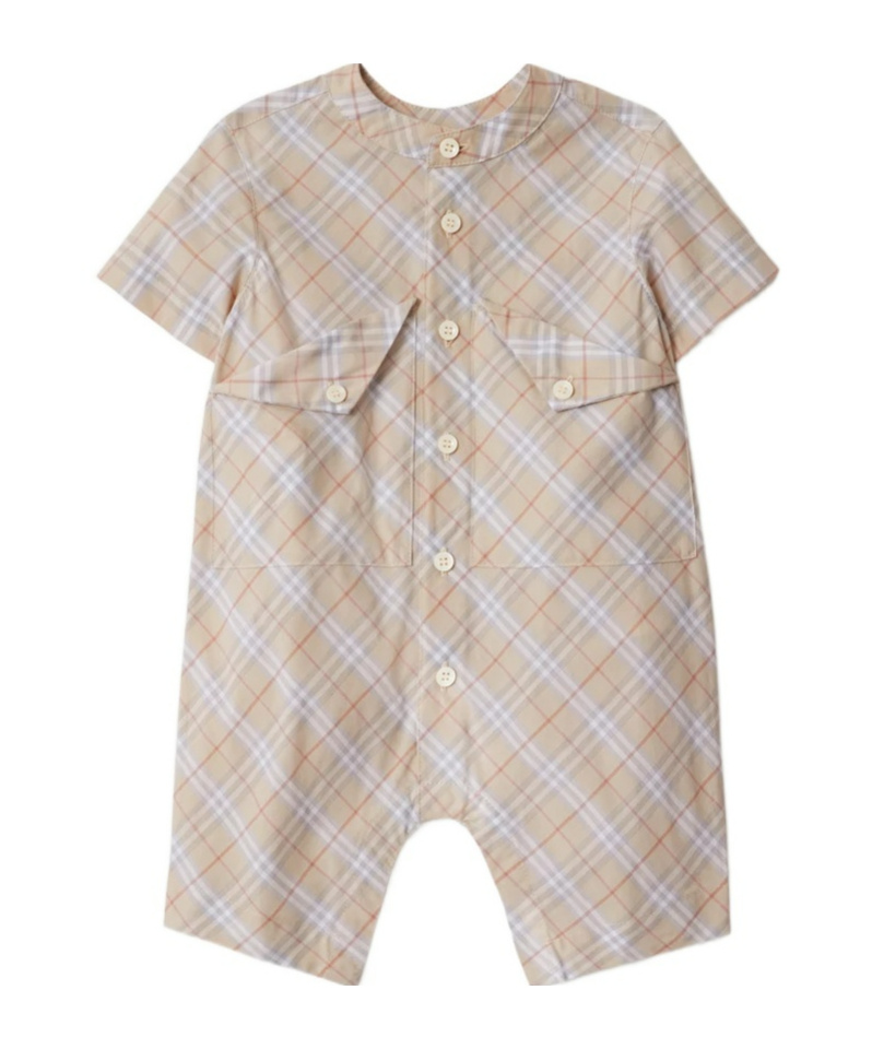 Kids Checked Playsuit