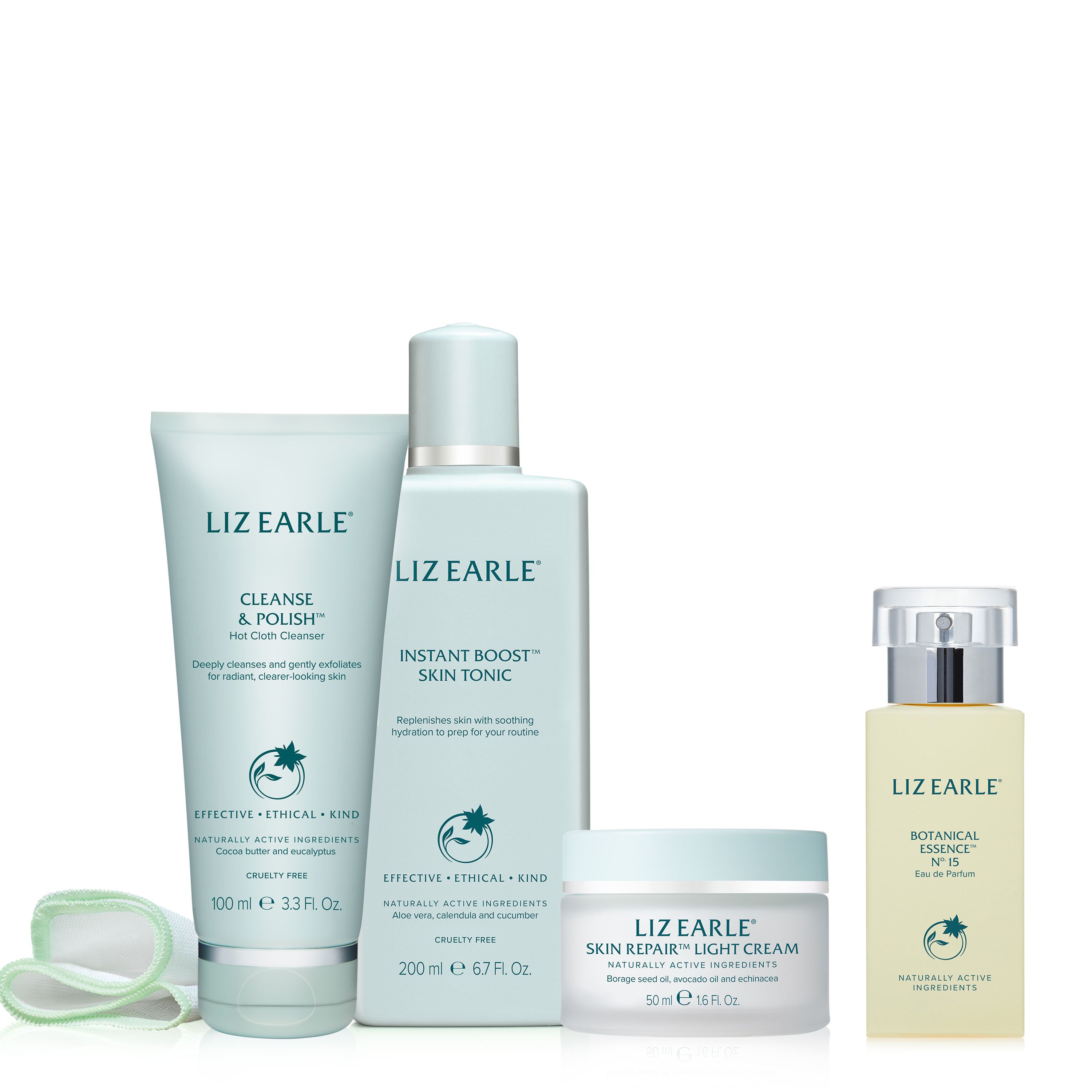 Skincare Routine - Essentials For Combination Skin with Botanical Essence No.15