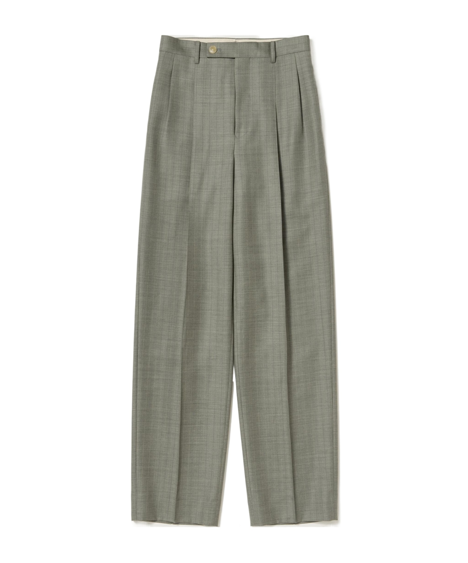 Two Tuck Straight-Leg Trousers