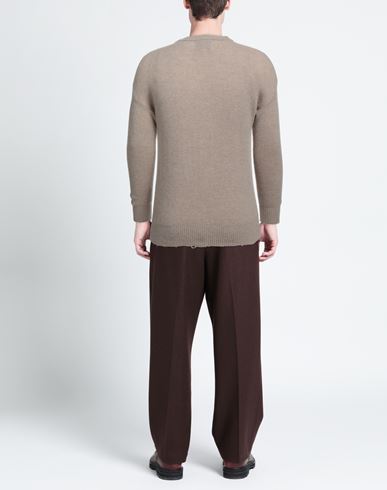 N. o.w. Andrea Rosati Cashmere Man Sweater Sand Size L Cashmere