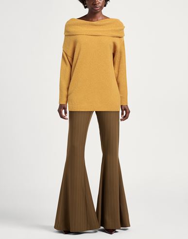 Woman Turtleneck Marigold Size L Virgin Wool, Polyamide