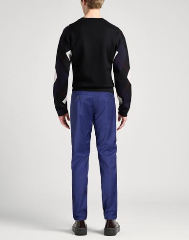 Man Pants Bright blue Size 28 Wool, Polyester, Elastane