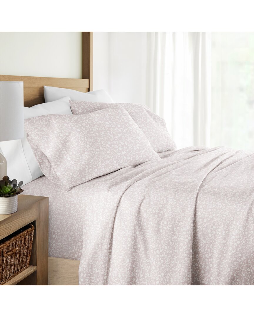300 Thread Count 4Pc Cotton Pattern Sheet Set