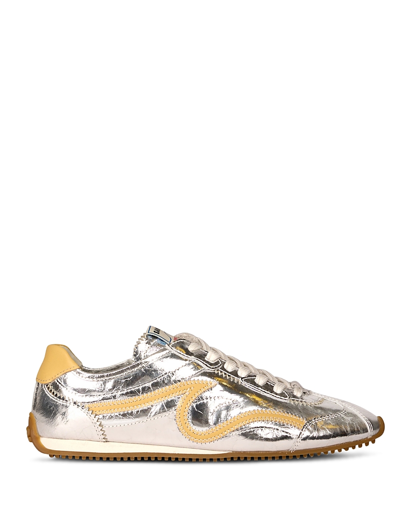 Women's Light Wave Metallic Leather Sneakers
