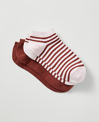 Ann Taylor Striped Crew Sock Set