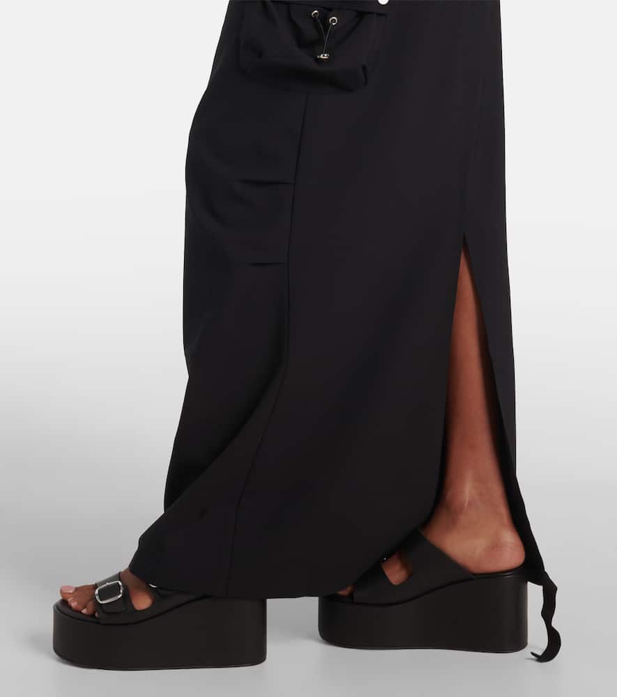 Cargo maxi skirt