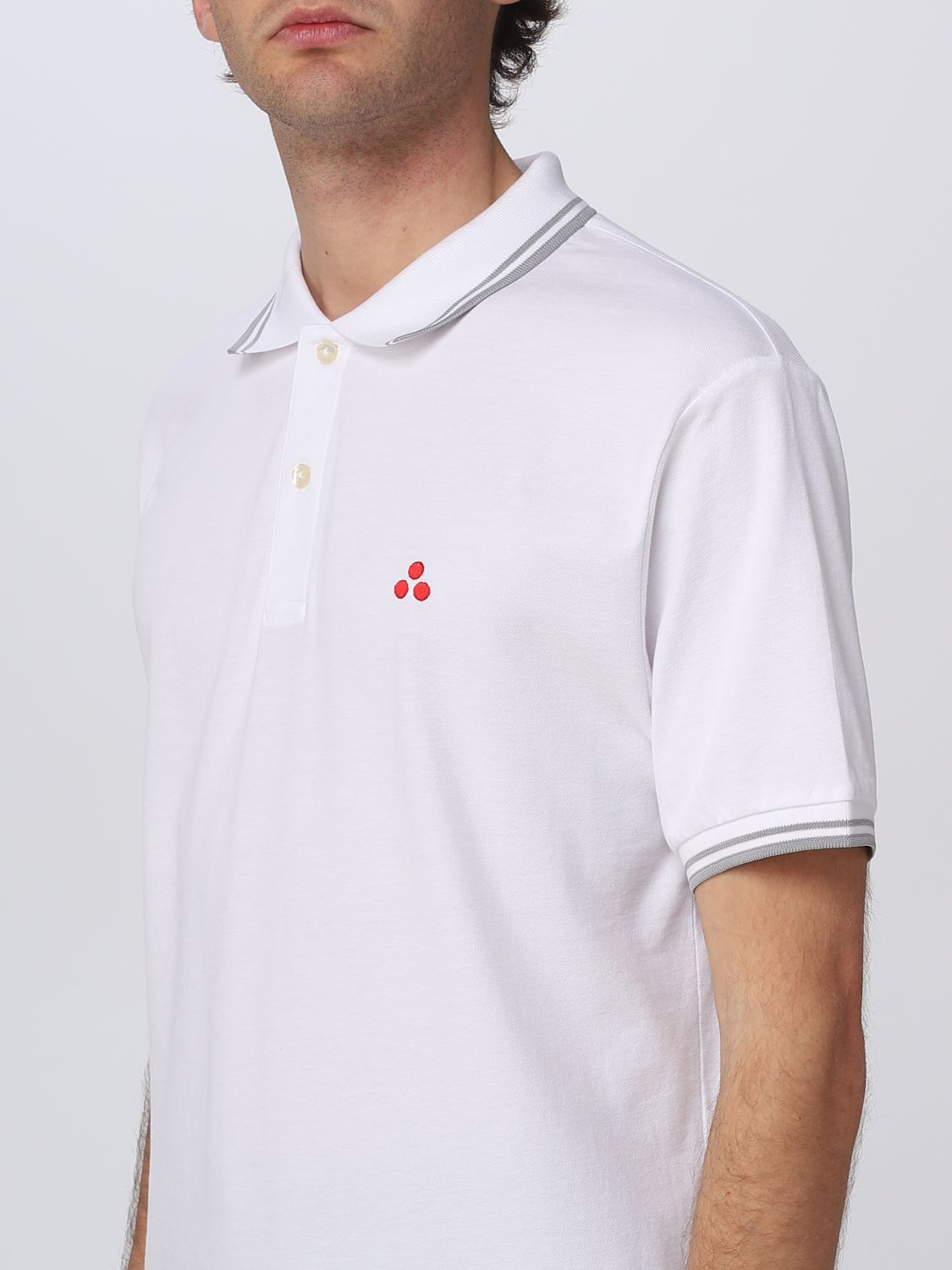 Polo Shirt Men color White