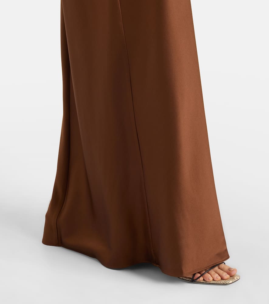 Nelzy silk-blend satin maxi dress