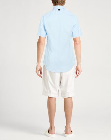 Man Shirt Sky blue Size 1 Cotton, Polyamide, Elastane