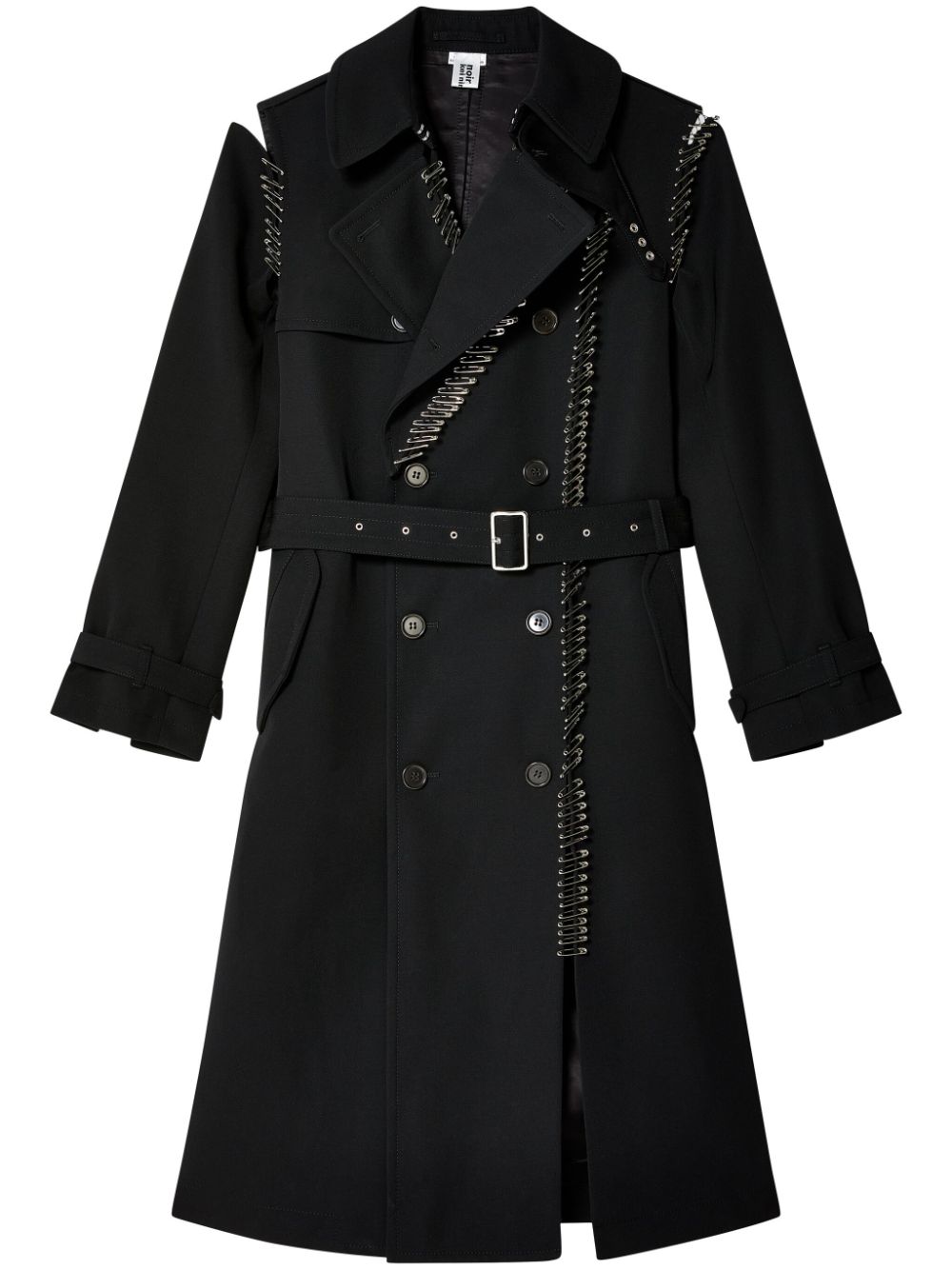 Double breasted coat - Black