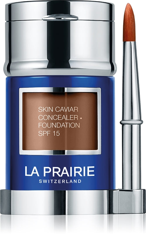 La Prairie Skin Caviar Concealer Foundation fondotinta e correttore SPF 15 colore NW-60 Warm Cinnamon