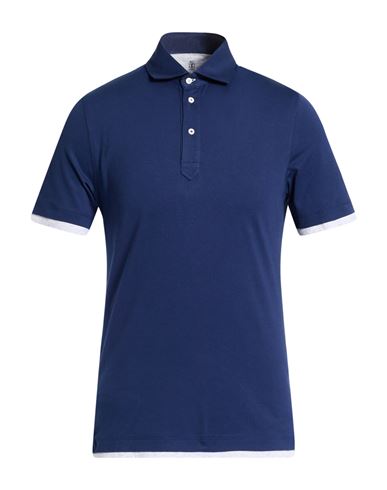 Man Polo shirt Navy Size XS Cotton