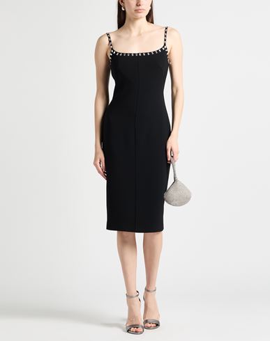 Woman Midi dress Black Size 6 Triacetate, Polyester