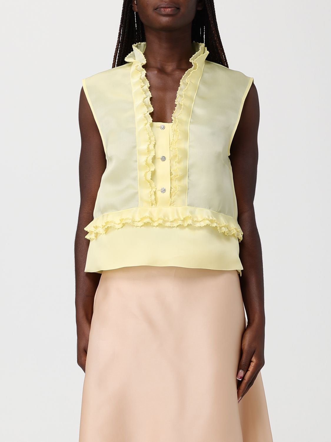 Top Woman color Ivory