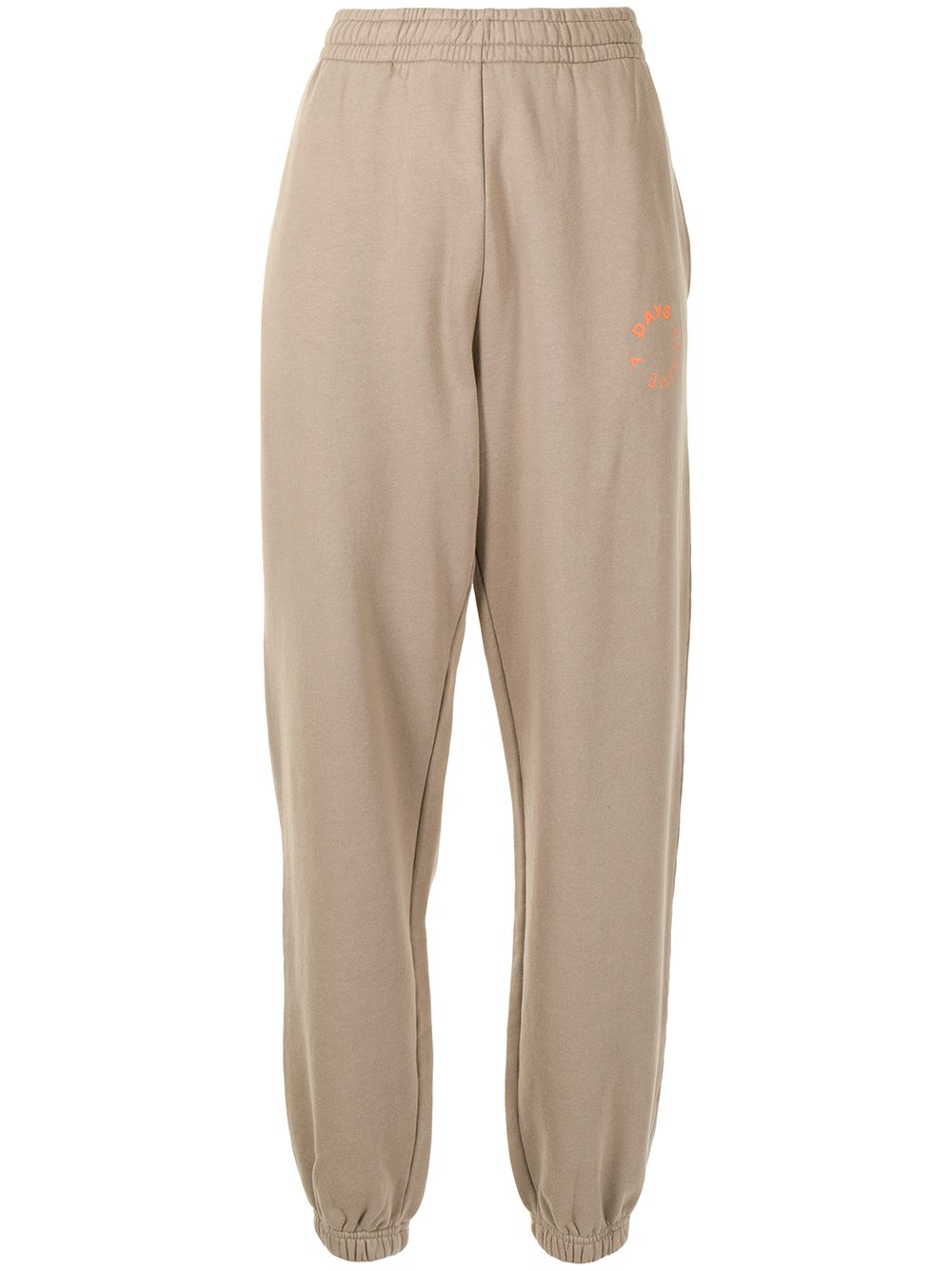 Monday logo-printed joggers - Brown